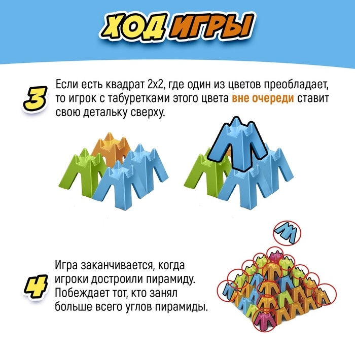 Настольная игра «Займи угол», 2-4 игрока, 5+ Настольная игра «Займи угол», 2-4 игрока, 5+