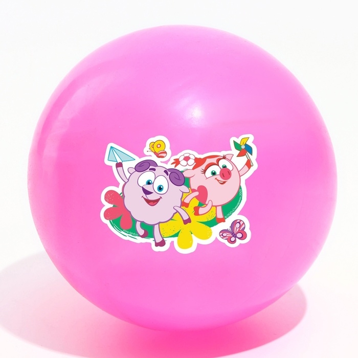 Мяч детский Смешарики «Нюша и Бараш», 16 см, 50 г, МИКС Мяч детский Смешарики «Нюша и Бараш», 16 см, 50 г, МИКС