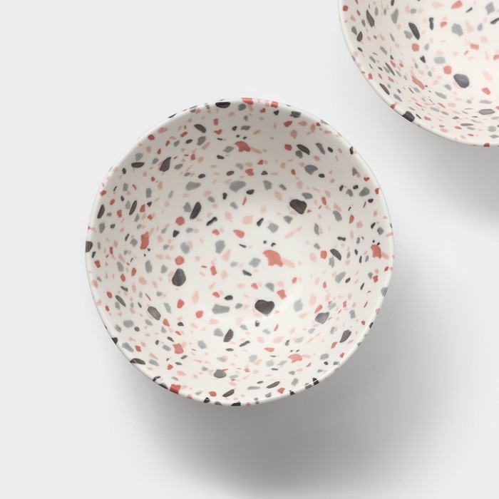 Набор салатников фарфоровых Magistro Terazzo, 700 мл, 16×7,4 см, 2 шт