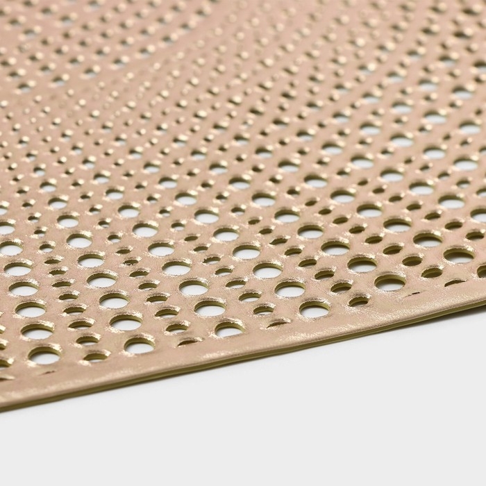 Салфетки сервировочные на стол Доляна «Ультра», 45×30 см, 4 шт, цвет золото