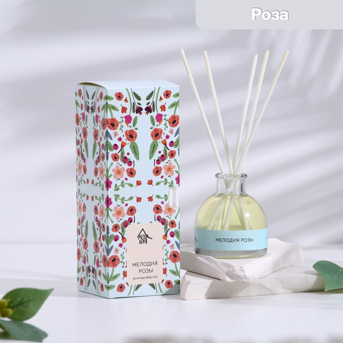 Диффузор ароматический Диффузор ароматический "Весна", 50 мл, мелодия розы