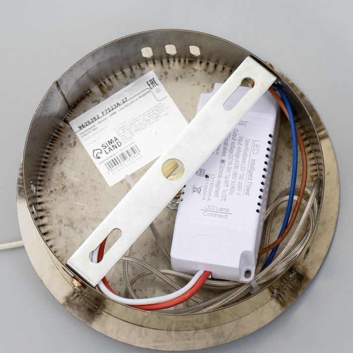 Светильник BayerLux Светильник BayerLux "Венси" LED 104Вт 3000-6000К золото 110х35х100 см