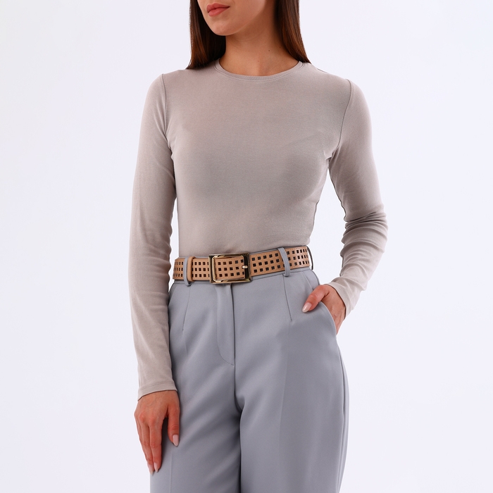 Ремень женский, ширина 4 см, цвет бежевый Ремень женский, ширина 4 см, цвет бежевый