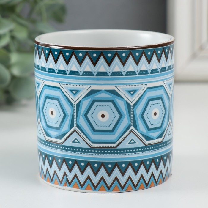 Вазон керамика Вазон керамика "Калейдоскоп" 200 мл 7,3х7,3х7,3 см