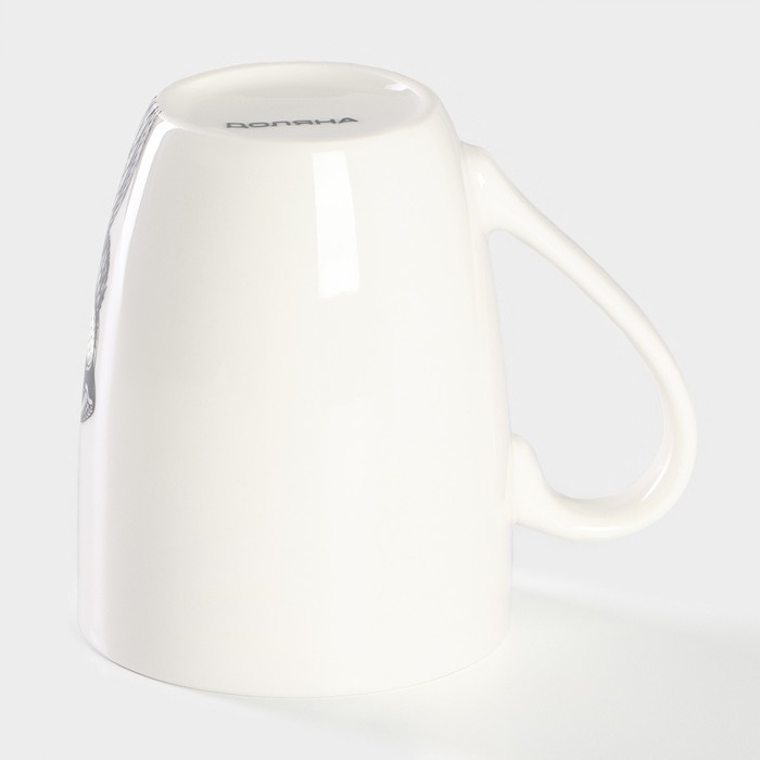 Кружка фарфоровая Доляна «Царь зверей», 350 мл Кружка фарфоровая Доляна «Царь зверей», 350 мл