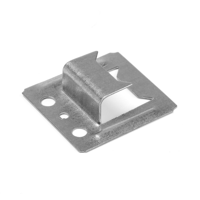 Кляймер ЛОМ, №6, без покрытия, с гвоздями, 80 шт