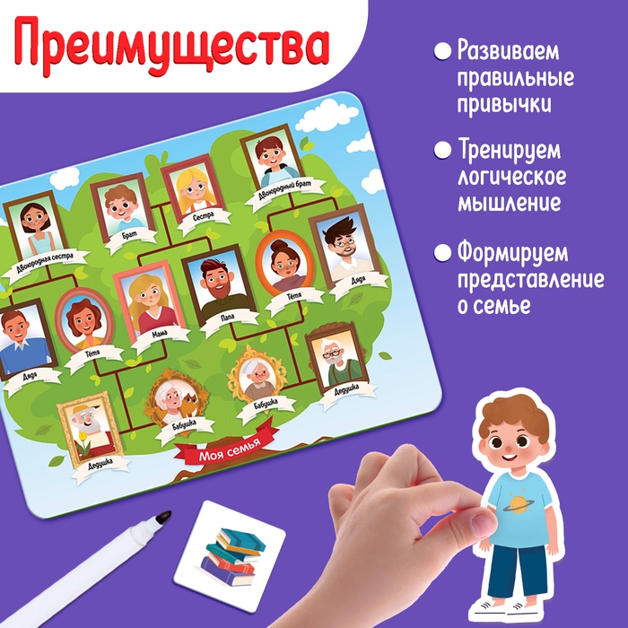 Развивающий набор «Наша семья», 3+ Развивающий набор «Наша семья», 3+