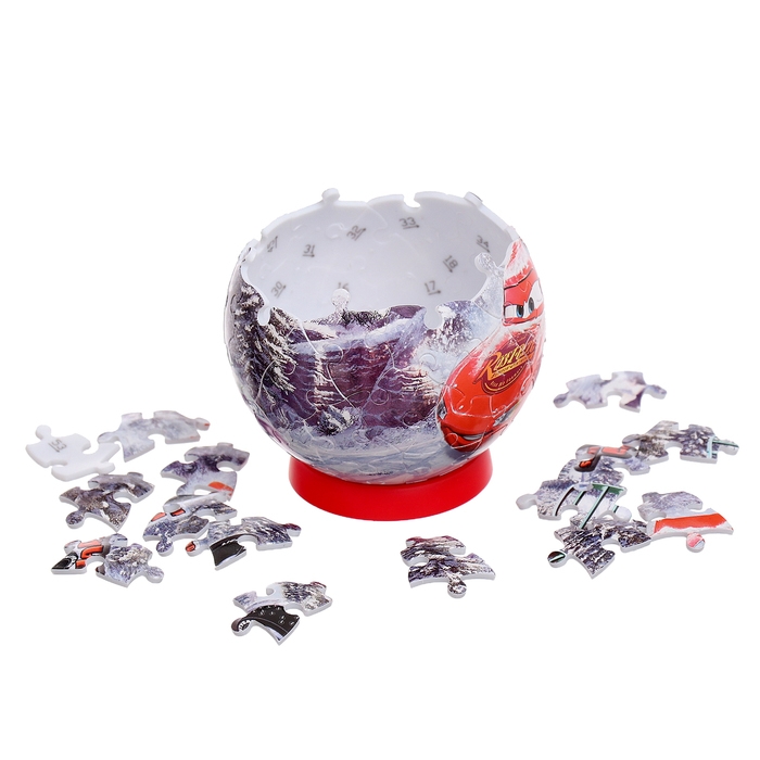 Пазл-шар «Тачки», 60 элементов Пазл-шар «Тачки», 60 элементов