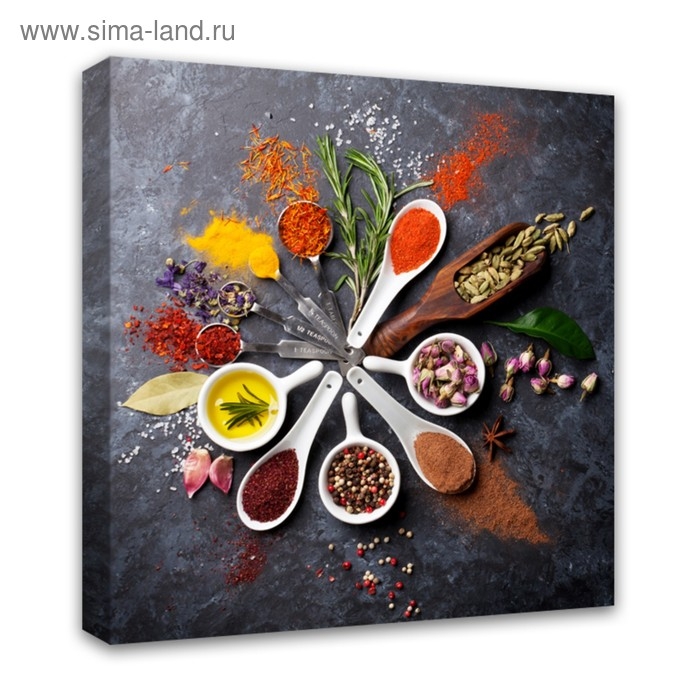 Картина на подрамнике Картина на подрамнике "Специи" 40*40 см