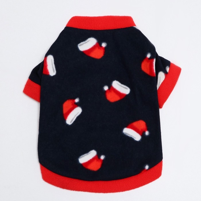 Толстовка Толстовка "Новогодний колпак", размер M, синяя (ДС 32, ОШ 28, ОГ 46 см)