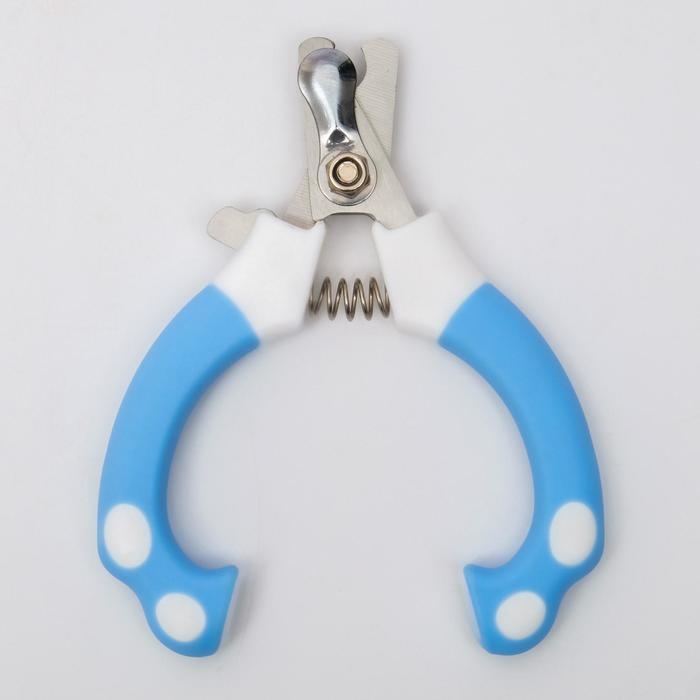 Когтерез боковой Когтерез боковой "Гармония" округлый, отверстие 8 мм, голубой