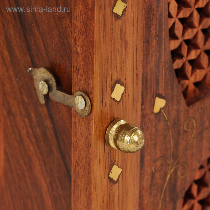 Ключница Ключница "Резные сердечки" дерево28*16*6 см