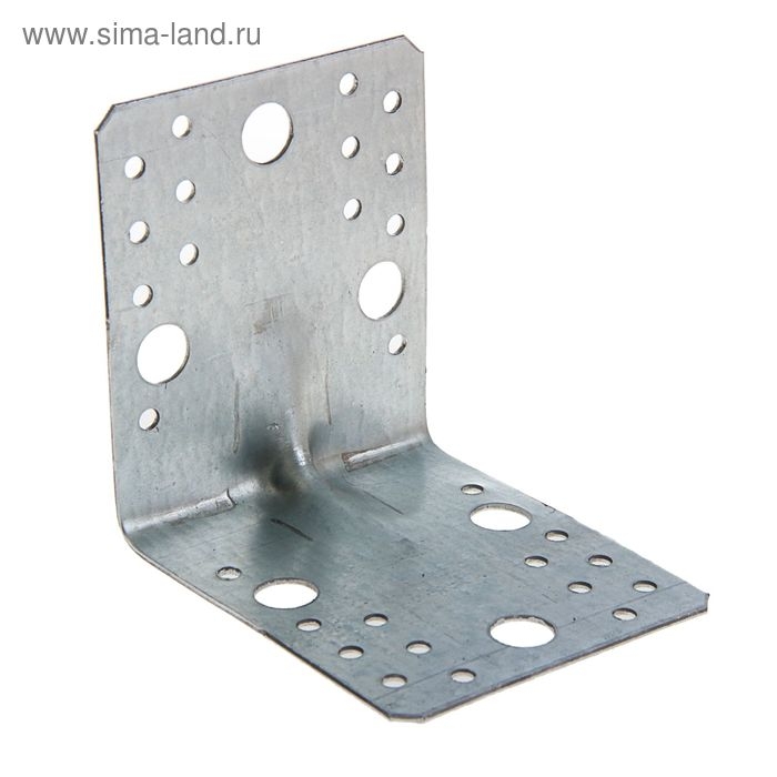 Уголок крепёжный усиленный 105 х 105 х 90 х 2 мм, ГОЦ, крупная фасовка Уголок крепёжный усиленный 105 х 105 х 90 х 2 мм, ГОЦ, крупная фасовка