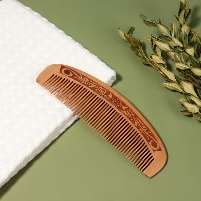 Расчёска - гребень, 17 × 5,2 см, цвет «тёмное дерево» Расчёска - гребень, 17 × 5,2 см, цвет «тёмное дерево»