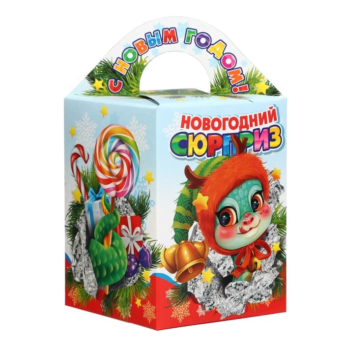 Новый год. Новогодний подарок "Киндер Куб", 300 г