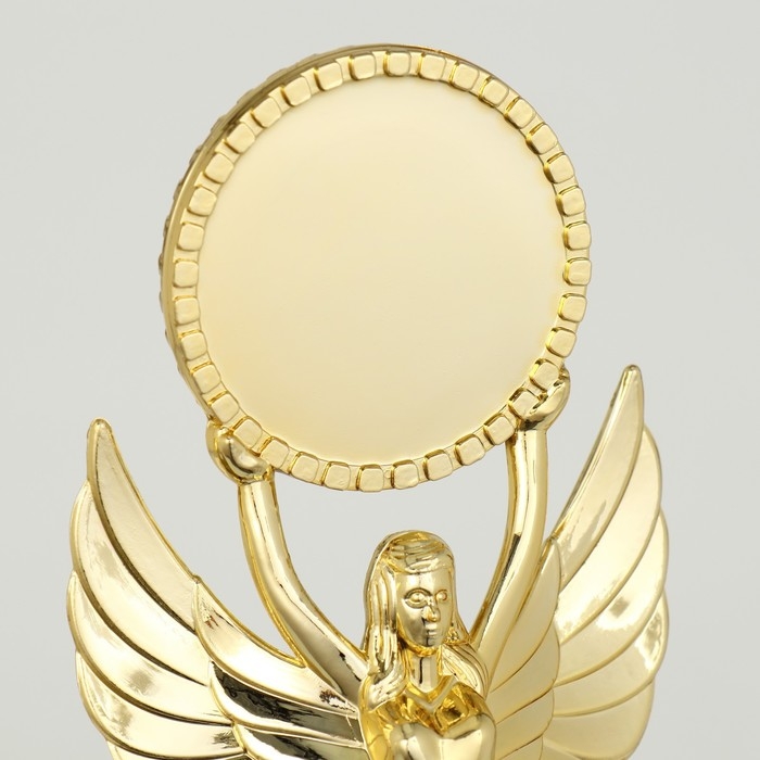 Наградная фигура «Ника с шаром», подставка камень черная, 19 х 7 х 5 см Наградная фигура «Ника с шаром», подставка камень черная, 19 х 7 х 5 см