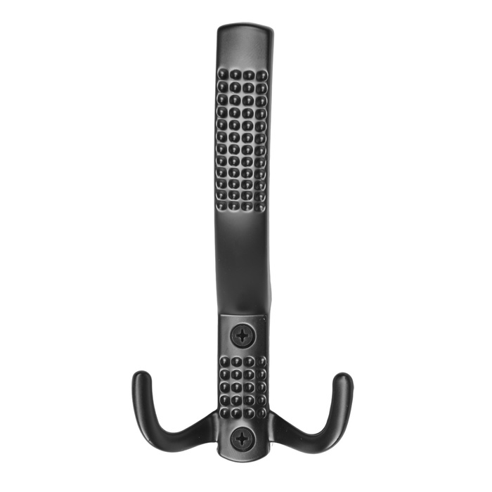 Крючок мебельный ТУНДРА TKT001, трехрожковый, черный Крючок мебельный ТУНДРА TKT001, трехрожковый, черный