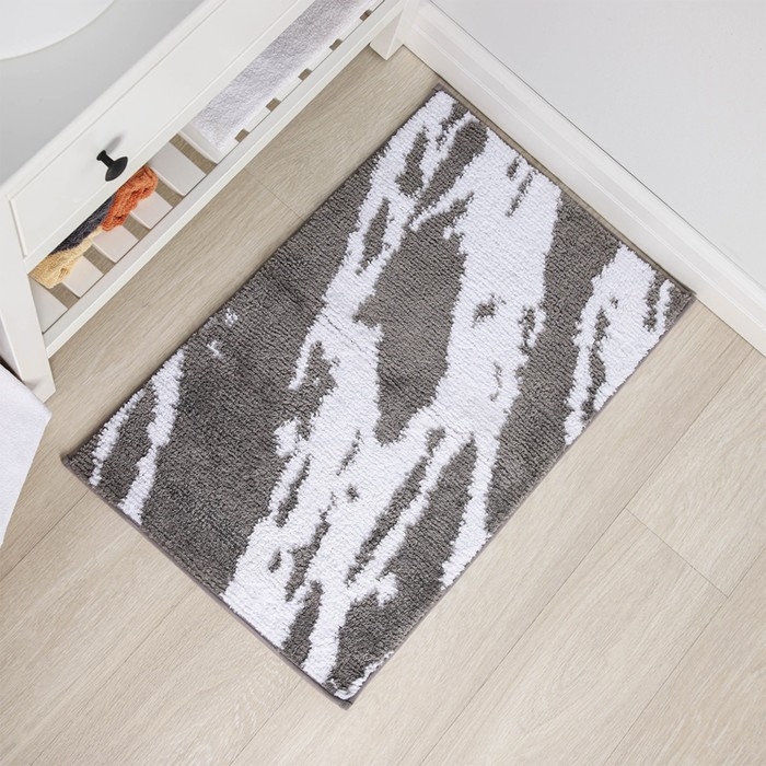 Коврик для дома SAVANNA «Вилли», 50×80 см, цвет серый