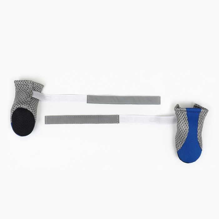 Ботинки для собак Ботинки для собак "Комфорт +", размер L (5,3 x 4 см), синие