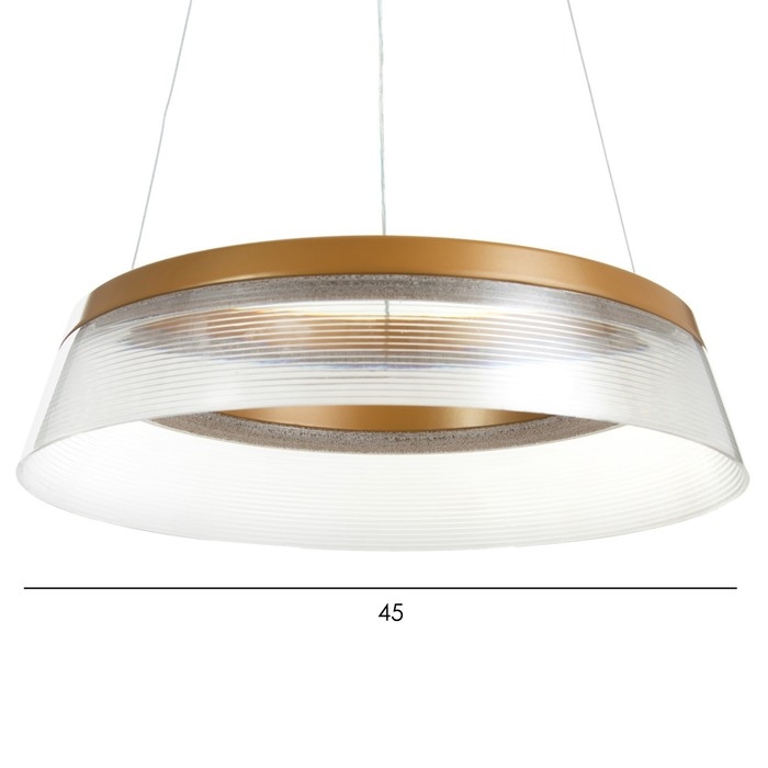 Светильник Светильник "Альхена" LED 80Вт 3000-6000К золото 45х45х10,5-110 см BayerLux