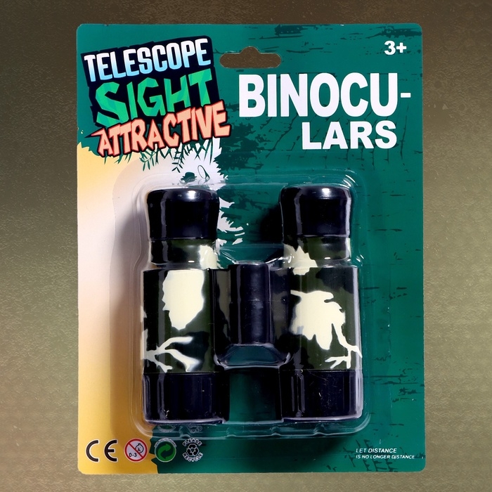 Бинокль разборный «Партизан», с компасом, цвета МИКС Бинокль разборный «Партизан», с компасом, цвета МИКС