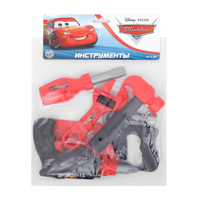 Набор инструментов, игровой, 8 предметов Тачки,Дисней Набор инструментов, игровой, 8 предметов Тачки,Дисней