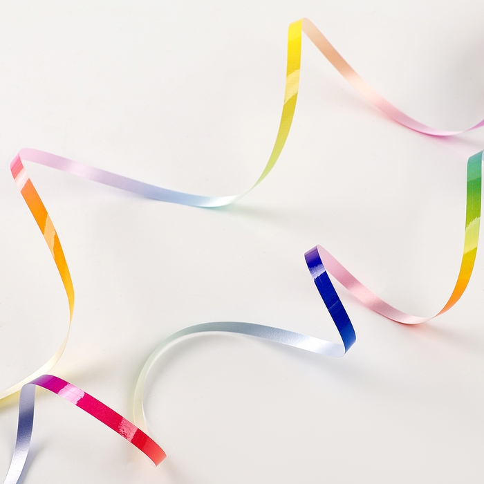 Набор декоративных цветных лент, длина 10 м, набор 6 шт. Набор декоративных цветных лент, длина 10 м, набор 6 шт.