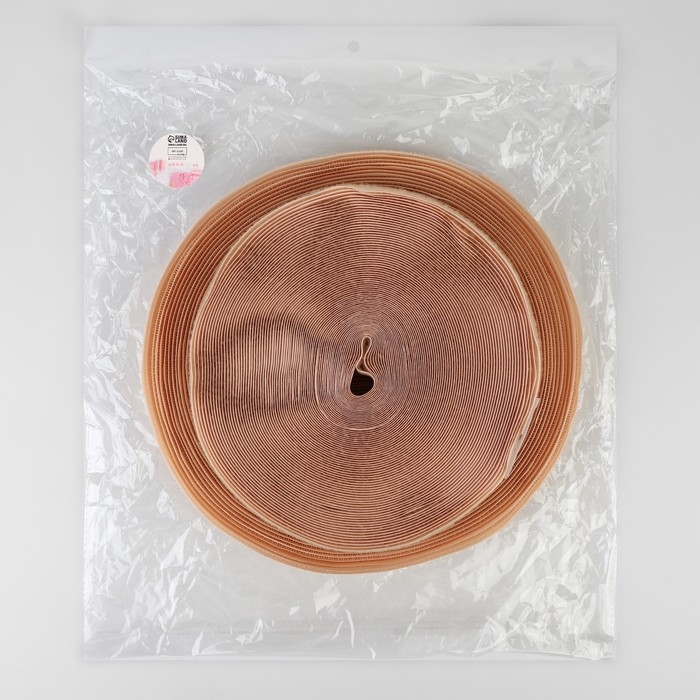 Липучка, 20 мм × 25 ± 1 м, цвет бежевый Липучка, 20 мм × 25 ± 1 м, цвет бежевый