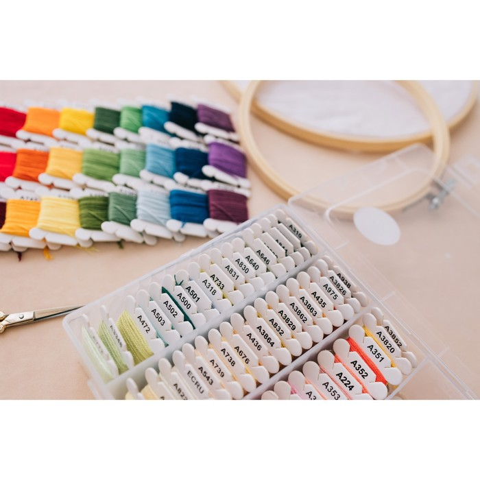 Набор ниток мулине «Ассорти», 4 ± 0,3 м, 80 шт Набор ниток мулине «Ассорти», 4 ± 0,3 м, 80 шт