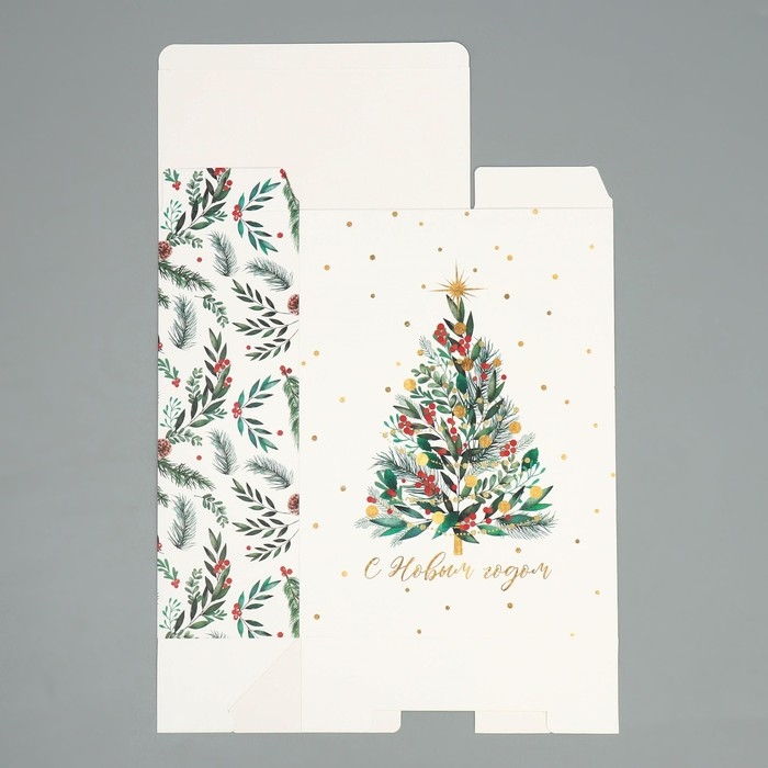 Коробка подарочная новогодняя складная «Елочка», 22 х 30 х 10 см Коробка подарочная новогодняя складная «Елочка», 22 х 30 х 10 см
