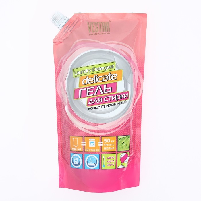 Жидкое средство для стирки Жидкое средство для стирки "Вестар", для деликатных тканей, 500 мл