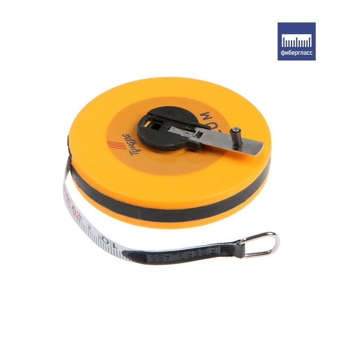 Рулетка геодезическая ТУНДРА, фиберглассовая лента, закрытый корпус, 20 м х 13 мм Рулетка геодезическая ТУНДРА, фиберглассовая лента, закрытый корпус, 20 м х 13 мм