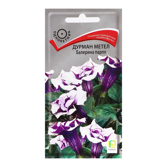 Семена цветов Дурман метел  Семена цветов Дурман метел "Балерина парпл", 3шт.