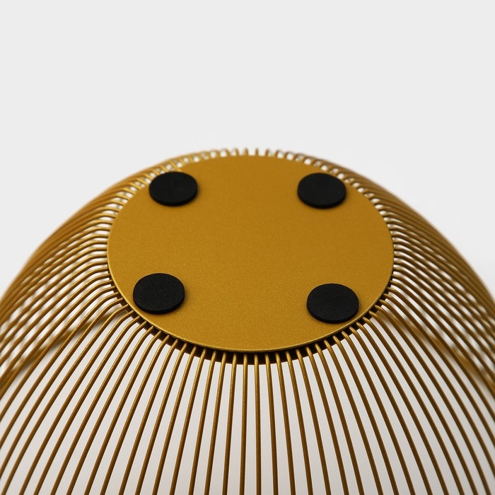 Фруктовница Доляна «Империя», 24,5×24,5×14 см, золотой