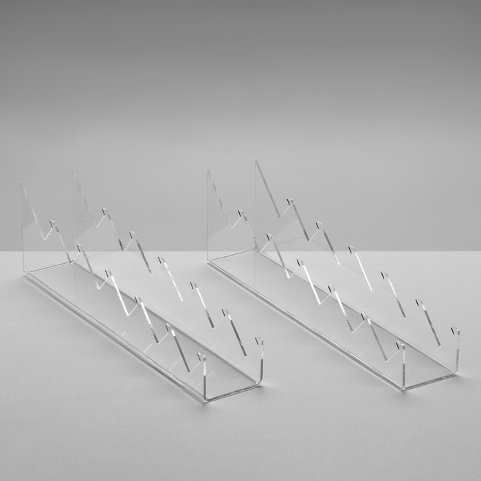 Горка для теней 4×24×7 см, оргстекло 1,8 мм, цвет прозрачный В ЗАЩИТНОЙ ПЛЁНКЕ Горка для теней 4×24×7 см, оргстекло 1,8 мм, цвет прозрачный В ЗАЩИТНОЙ ПЛЁНКЕ