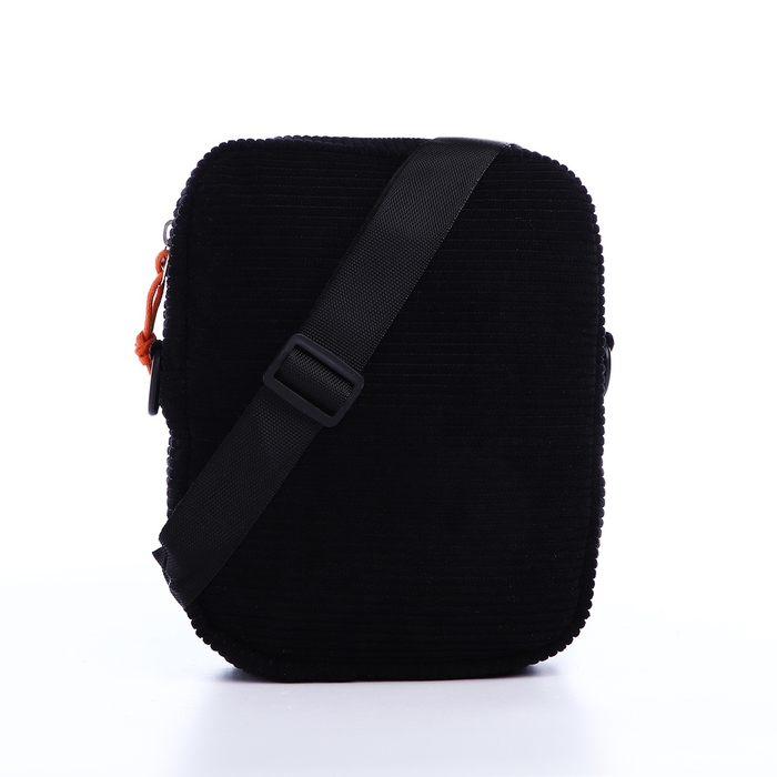 Сумка молодёжная на молнии, наружный карман, цвет чёрный Сумка молодёжная на молнии, наружный карман, цвет чёрный