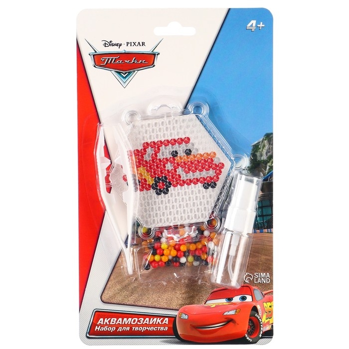 Аквамозаика «Тачки: Молния», 150 шариков Аквамозаика «Тачки: Молния», 150 шариков