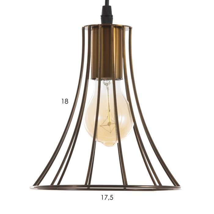 Светильник BayerLux Светильник BayerLux "Чилли" 3хЕ27 40Вт золото 18х50х19-119см