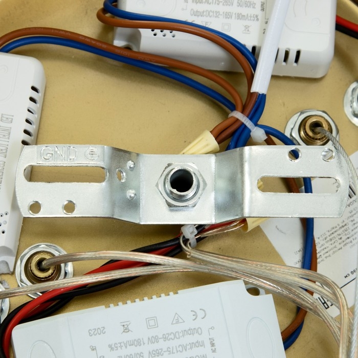 Люстра BayerLux Люстра BayerLux "Велли" 3хLED 117Вт 4000К золото 90х20х90 см