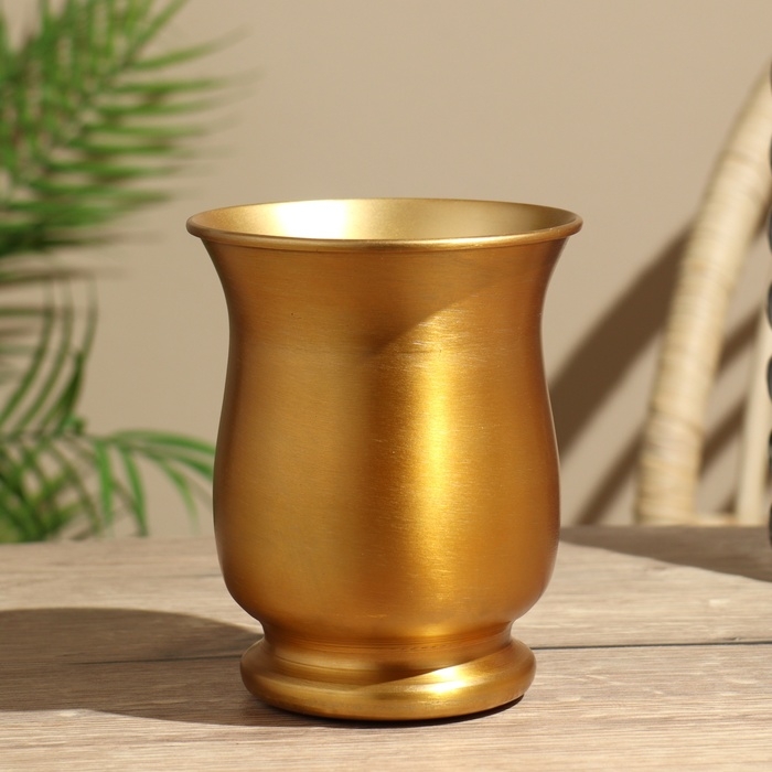 Ваза  Ваза "Маверик" металл. 13х13х15 см