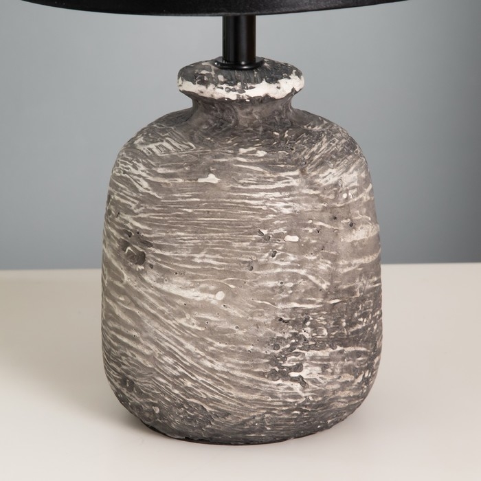 Настольная лампа Настольная лампа "Тереза" Е14 40Вт черный 20х20х33см RISALUX