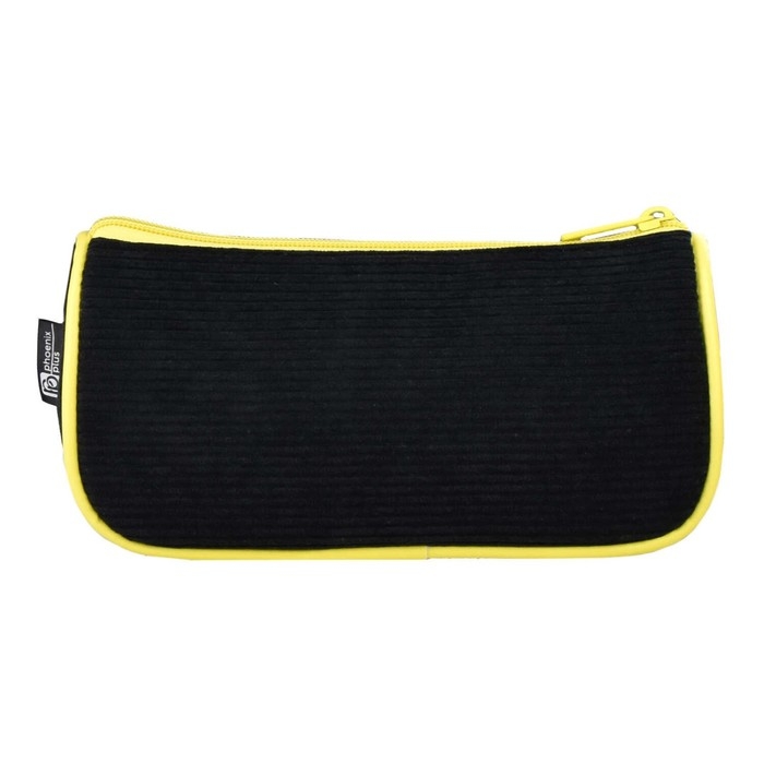 Пенал мягкий, 1 отделение, 85 х 220 х 55 мм, объёмный, Феникс  Пенал мягкий, 1 отделение, 85 х 220 х 55 мм, объёмный, Феникс "Банана на борде" чёрный/жёлтый 62081