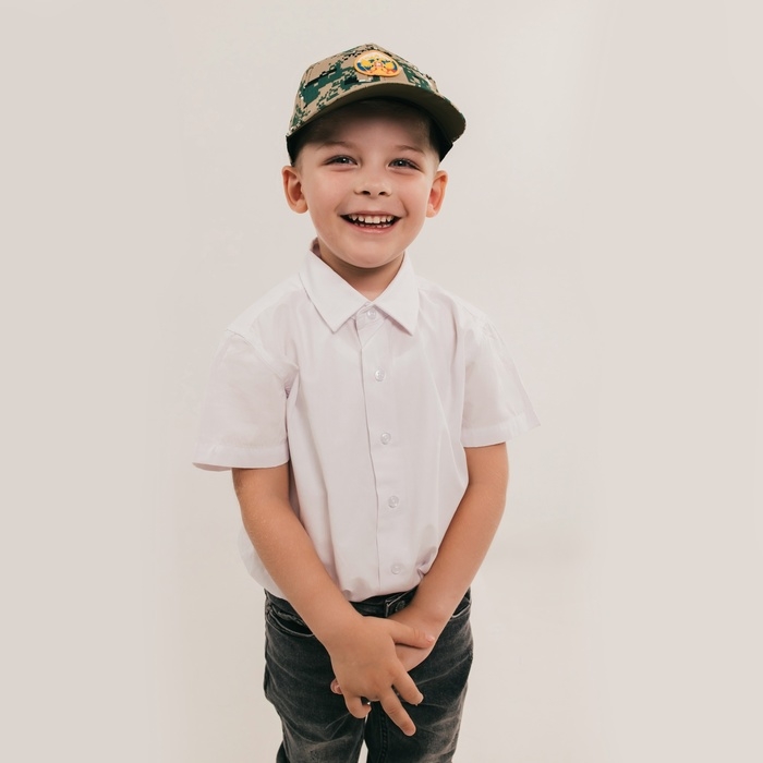 Карнавальная кепка «Военный», нашивка-герб, р. 52–54 Карнавальная кепка «Военный», нашивка-герб, р. 52–54