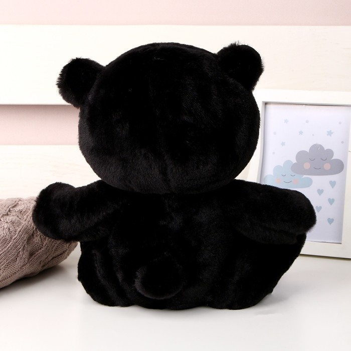 Мягкая игрушка «Мишка», 25 см, цвет чёрный Мягкая игрушка «Мишка», 25 см, цвет чёрный