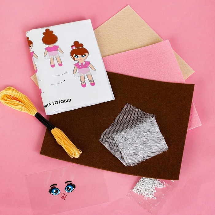 Игрушка из фетра, кукла «Балерина» Игрушка из фетра, кукла «Балерина»