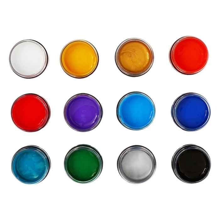 Краска по ткани, набор 12 цветов х 40 мл, Гамма Краска по ткани, набор 12 цветов х 40 мл, Гамма "Хобби", акриловая