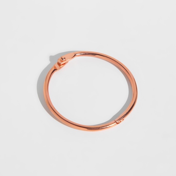 Кольцо для карниза, разъёмное, d = 35/38 мм, 10 шт, цвет розовое золото Кольцо для карниза, разъёмное, d = 35/38 мм, 10 шт, цвет розовое золото