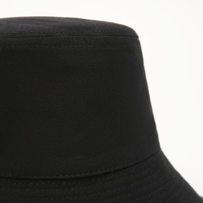 Панама двусторонняя MINAKU, цвет чёрный/бежевый, размер 56 Панама двусторонняя MINAKU, цвет чёрный/бежевый, размер 56