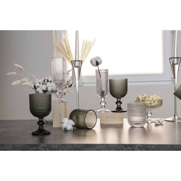 Бокал для шампанского стеклянный Magistro «Грани», 150 мл, 5,5×18,5 см, цвет прозрачный Бокал для шампанского стеклянный Magistro «Грани», 150 мл, 5,5×18,5 см, цвет прозрачный