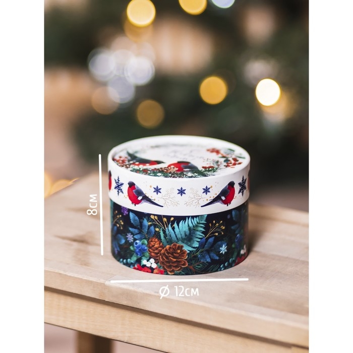 Коробка подарочная «Зима», 12 х 8 см, Новый год Коробка подарочная «Зима», 12 х 8 см, Новый год